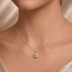 Brilliant Solitaire Zircon Pendant Necklace - Image 2